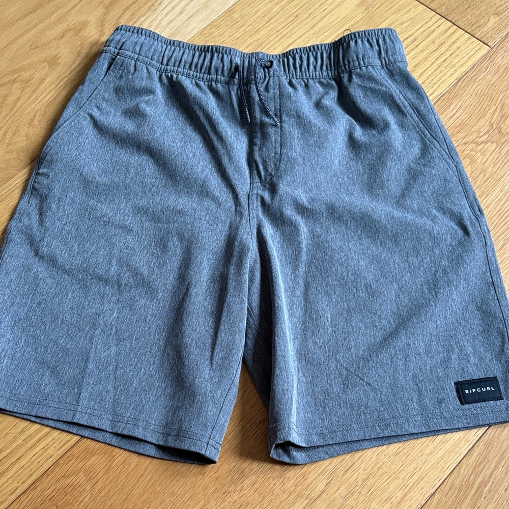 Rip curl grey board shorts, size L kids